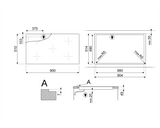 Ⓜ️🔵🔵🔵 Smeg SI2M7953D - Piano cottura Induzione, 90 cm, Nero, Estetica Universale, Elettrico