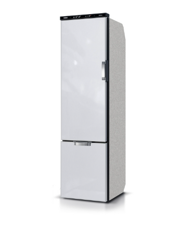 Ⓜ️🔵🔵🔵 Vitrifrigo SLIM150 CHR - Frigo-Freezer, Porta singola, 140 Litri, Chromelock, Grigio, Night Mode, Termostato e Luce LED, Vent Position, A x L x P 151.3x41.7x44.4 cm