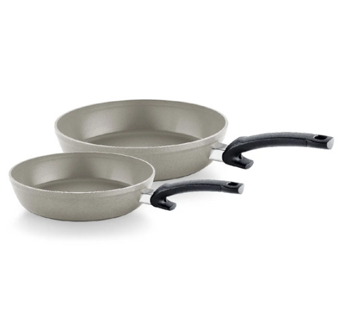 Ⓜ️🔵🔵🔵 Fissler Set Padelle - Set 2 pezzi, Serie Ceratal Comfort, Rivestimento ceramico, Impugnatura ergonomica, Fondo Fissler CookStar