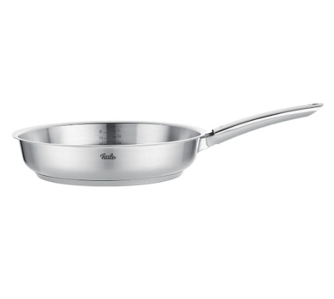 Ⓜ️🔵🔵🔵 Fissler Padella - Padella, Serie Pure Collection, Capacità 3 Litri, Diametro 28 cm, Acciaio inox satinato (esterna)/ Acciaio inox lucidato (interna), Manico acciaio inox lucidato, Fondo Superthermic