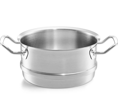 Ⓜ️🔵🔵🔵 Fissler Cestello - Cestello per cottura a vapore, Serie Original-Profi Collection, Diametro 20 cm, Fino al 90% acciaio inox 18/10 riciclato, Manici in acciaio inox, Fondo Fissler CookStar