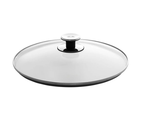 Ⓜ️🔵🔵🔵 Fissler Coperchio - Coperchio in vetro, Diametro 30 cm, Compatibile con Pentole (anche a pressione) e padelle Fissler Ø 30 cm