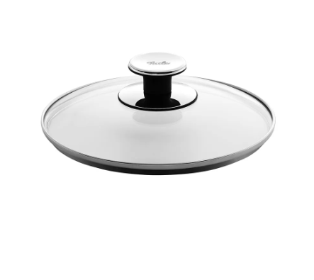 Ⓜ️🔵🔵🔵 Fissler Coperchio - Coperchio in vetro, Diametro 20 cm, Compatibile con Pentole (anche a pressione) e padelle Fissler Ø 20 cm