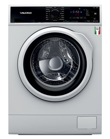 Ⓜ️🔵🔵🔵 SanGiorgio F814CA9 - Lavatrice 8 kg, motore INVERTER, centrifuga max 1400 giri, MADE IN ITALY, GARANZIA 5 ANNI SCHEDA ELETTRONICA, Nuova classe A