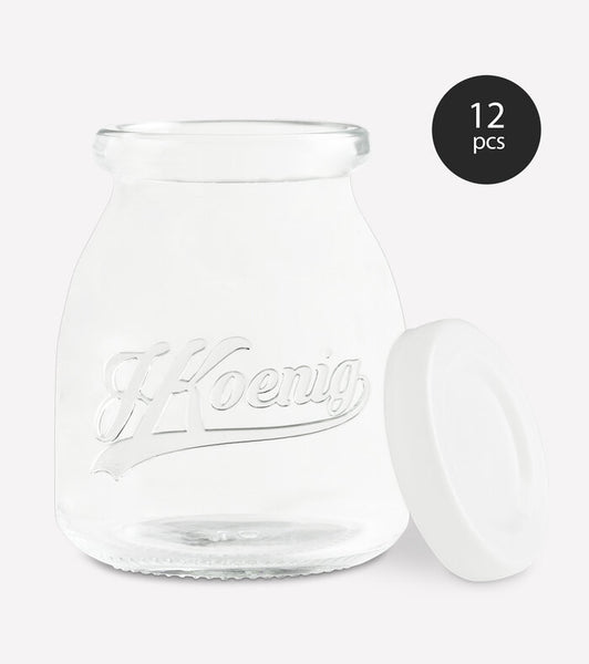 Bauer 12 Vasetti In Vetro Da 212 Ml Con Chiusura A Leva – Perfetti Per Conserve, Fermentazioni E Uso In Cucina - 2