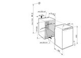 Ⓜ️🔵🔵🔵👌 Liebherr IFNe 3924 - Congelatore integrabile, NoFrost, 87 litri, 89x57 cm, Nuova classe E