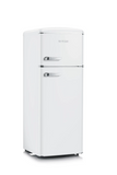 Ⓜ️🔵🔵🔵 SEVERIN RKG 8935 - Frigo-congelatore a doppia porta in stile retrò, BIANCO, classe E