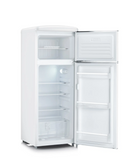 Ⓜ️🔵🔵🔵 SEVERIN RKG 8935 - Frigo-congelatore a doppia porta in stile retrò, BIANCO, classe E