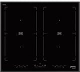 Smeg SEIM562B - Piano di cottura a induzione, nero, 60 cm
