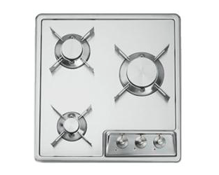 SAMET GRIGLIA CUCINA IN ACCIAIO 3 FUOCHI PIASTRA DESTRA CUCINA 43,3 X 43,3 CM - Foto 6