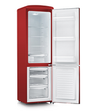 Ⓜ️🔵🔵🔵 SEVERIN RKG 8920 - Frigorifero Retrò combinato, ROSSO, 224 litri, 55 cm, classe A++