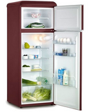 Ⓜ️🔵🔵🔵 SEVERIN KS 9939 - Frigorifero Retrò doppia porta, VINACCIA, 208 litri, 55 cm, Nuova classe energetica E (ex A++)