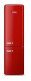 Ⓜ️🔵🔵🔵 SEVERIN RKG 8927 - Frigorifero retrò combinato, TOTAL NO FROST, colore ROSSO, Nuova classe energetica E