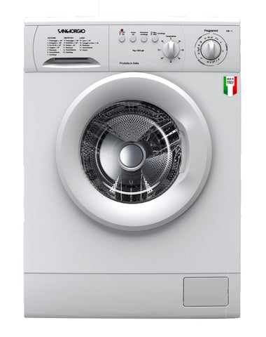 Ⓜ️🔵🔵🔵 SanGiorgio S5611C - Lavatrice con programmatore meccanico, 8 kg, centrifuga 1100 giri, Nuova classe energetica D (ex A+++)