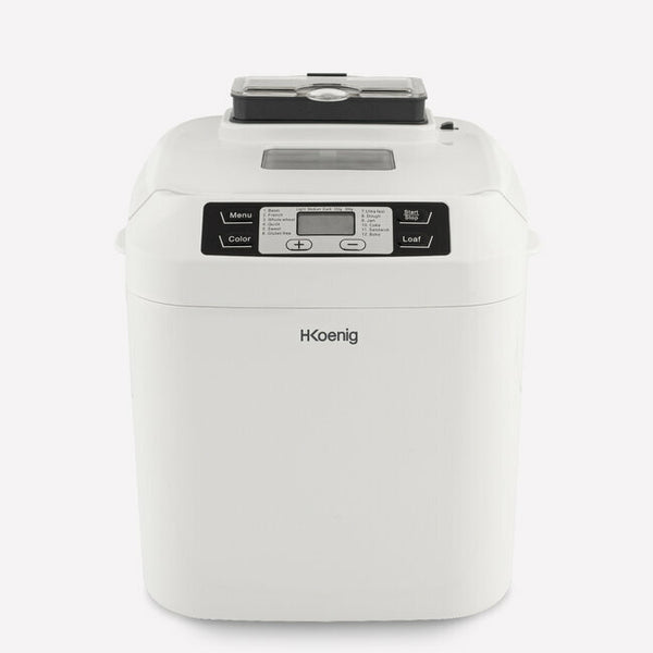 Macchina Per Pane H.Koenig BAKE340 - 12 Programmi, 2 Formati (650g/800g), Dispenser Cereali, Senza Glutine, 550W - Foto 13