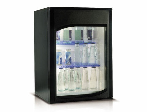 Ⓜ️🔵🔵🔵 Vitrifrigo C420V TOP CLASS - Minibar ad assorbimento, 40 lt, porta a vetro, luce interna LED