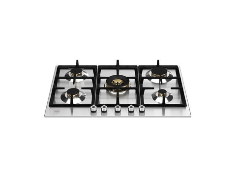 Ⓜ️🔵🔵🔵 BERTAZZONI P755CPROX - Piano Cottura a Gas, 75 cm, Acciaio Inox, Serie Professional, Wok