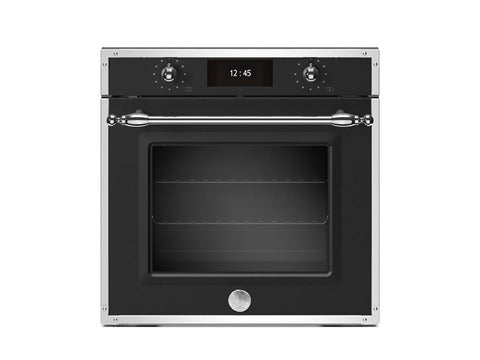 Ⓜ️🔵🔵🔵 BERTAZZONI F6011HERVPTNE/23 - Forno da incasso, Nero Opaco, 60 cm, Serie Heritage, Display TFT, Elettrico Pirolitico, Total Steam