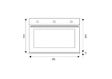 Ⓜ️🔵🔵🔵 BERTAZZONI F905PROGKX - Forno da incasso, A gas, Ventilato, Acciaio Inox, 90 cm, Serie Professional, 5 funzioni