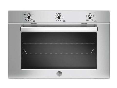 Ⓜ️🔵🔵🔵 BERTAZZONI F905PROGKX - Forno da incasso, A gas, Ventilato, Acciaio Inox, 90 cm, Serie Professional, 5 funzioni