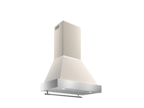 Ⓜ️🔵🔵🔵 BERTAZZONI K90HERTX+KC36HERTAV - Cappa a Parete, 90 cm, Libera Installazione, Serie Heritage, Avorio, 1 Motore, Nuova Classe A