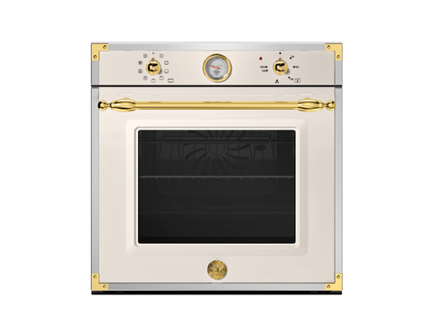 Ⓜ️🔵🔵🔵 BERTAZZONI F609HEREKTAG - Forno elettrico, Incasso, Avorio/Oro, 60 cm, Serie Heritage, 9 Funzioni con termometro, Nuova classe A