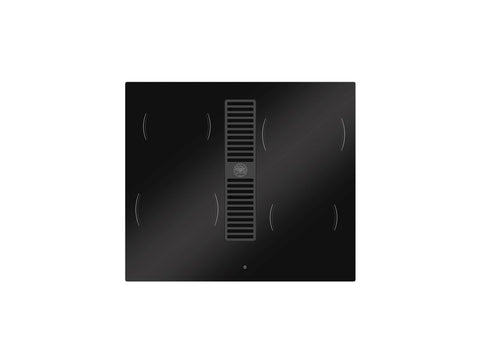 Ⓜ️🔵🔵🔵 BERTAZZONI P604ICH30NP - Piano Cottura a Induzione, 60 cm, Nero, Serie Modern, 4 Zone Cottura, Funzione Booster, Cappa Integrata Centrale, Nuova classe A