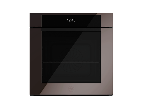 Ⓜ️🔵🔵🔵 BERTAZZONI FMOD6117CTS3 - Forno elettrico, Incasso, Ossidiana specchio, 60 cm, Serie Modern, 11 Funzioni, Display TFT, Pirolitico, Total steam, Nuova classe A++