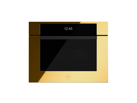 Ⓜ️🔵🔵🔵 BERTAZZONI FMOD4077MTG3 - Forno a microonde combinato, Oro Specchio, 60x45 cm, Incasso, Serie Modern, 5 Livelli di potenza, 7 Funzioni, Nuova classe A