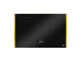 Ⓜ️🔵🔵🔵 BERTAZZONI P784I1M37GT - Piano Cottura a Induzione, 78 cm, Nero/ Oro, 4 Zone, Serie Modern, Display TFT, Funzione Pot Moving