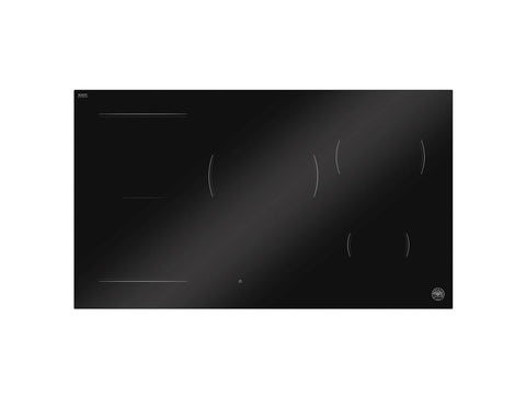 Ⓜ️🔵🔵🔵 BERTAZZONI P905I1M30NP - Piano Cottura a Induzione, 90 cm, Nero, 5 Zone, Serie Modern, Display LED, Funzione Multi-zone