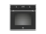 Ⓜ️🔵🔵🔵 BERTAZZONI FHER6117CTNX3 - Forno elettrico, Incasso, Nero opaco, 60 cm, Serie Heritage, 11 Funzioni, Pirolitico, Display TFT, Total steam, Nuova classe A++