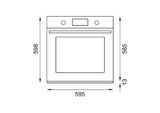 Ⓜ️🔵🔵🔵 BERTAZZONI FPRO6117PTN3 - Forno elettrico, Incasso, 60 cm, Carbonio, Serie Professional, 11 Funzioni, Display TFT, Pirolitico, Nuova classe A++