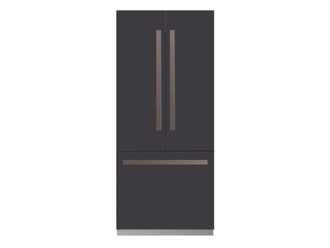 Ⓜ️🔵🔵🔵 BERTAZZONI RFD90S5FPNS/24 + 901660 + 901659 - Frigorifero French Door, Incasso, 90 cm, Carbonio, Serie Professional, Ice-Maker, Distributore d'Acqua, 389L Frigorifero, 157L Congelatore, Total No-Frost, Nuova Classe E