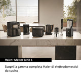 Ⓜ️🔵🔵🔵 Haier HMB5A 011 - [📦🚨Spedizione immediata!🚚💨] Multi Beverage (caffè, infusi, tè, montalatte, cioccolata, latte, orzo) I-Master Serie 5 Nero, Salvaspazio 3 in 1, 6 programmi automatici