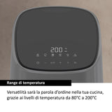 Ⓜ️🔵🔵🔵 Haier HAF5P 011 - [📦🚨Spedizione immediata!🚚💨] Friggitrice ad aria, SUPER-COMPATTA, I-Master Series 5, GRIGIO, capienza 5 litri, LAVABILE IN LAVASTOVIGLIE, Range di Temperatura 80°-200°, 1500 (W)