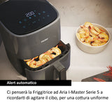 Ⓜ️🔵🔵🔵 Haier HAF5P 011 - [📦🚨Spedizione immediata!🚚💨] Friggitrice ad aria, SUPER-COMPATTA, I-Master Series 5, GRIGIO, capienza 5 litri, LAVABILE IN LAVASTOVIGLIE, Range di Temperatura 80°-200°, 1500 (W)