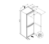 Ⓜ️🔵🔵🔵 LIEBHERR CUele 2831 - Frigorifero combinato, GARANZIA 10 ANNI INCLUSA* originale LIEBHERR, frigo-congelatore con SmartFrost, Look Acciaio Inox, 161,2 x 55 cm, Nuova classe E