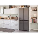 Ⓜ️🔵🔵🔵 Candy CFQQ5T817EPS - Frigorifero 4 porte, Libera installazione, No Frost, Nuova classe E, New Gentle Silver, L x P x A (mm) 833x650x1815, apacità netta totale: 467 Litri (311+156 L)