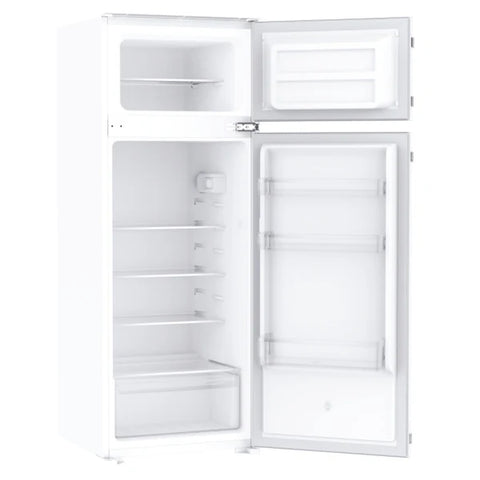 Ⓜ️🔵🔵🔵 Candy CELDP2450H - [📦🚨Spedizione immediata!🚚💨] Frigorifero doppia porta, incasso, BIANCO, ripiani in vetro, luce LED, statico, Nuova classe E, alto 145 cm, Capacità totale 205 L (169+36L)