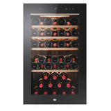 Ⓜ️🔵🔵🔵 Haier HWS49GA - Cantinetta vino con serratura, Wine Bank 50, Serie 5, Libera installazione, 1 zona, 49 bottiglie, Luce LED,  L x P x A 47.5x45.6x85, Nuova classe F