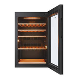 Ⓜ️🔵🔵🔵 Haier HWS49GA - Cantinetta vino con serratura, Wine Bank 50, Serie 5, Libera installazione, 1 zona, 49 bottiglie, Luce LED,  L x P x A 47.5x45.6x85, Nuova classe F