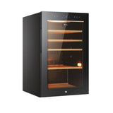 Ⓜ️🔵🔵🔵 Haier HWS49GA - Cantinetta vino con serratura, Wine Bank 50, Serie 5, Libera installazione, 1 zona, 49 bottiglie, Luce LED,  L x P x A 47.5x45.6x85, Nuova classe F