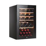 Ⓜ️🔵🔵🔵 Haier HWS49GA - Cantinetta vino con serratura, Wine Bank 50, Serie 5, Libera installazione, 1 zona, 49 bottiglie, Luce LED,  L x P x A 47.5x45.6x85, Nuova classe F