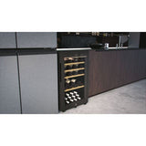 Ⓜ️🔵🔵🔵 Haier HWS49GA - Cantinetta vino con serratura, Wine Bank 50, Serie 5, Libera installazione, 1 zona, 49 bottiglie, Luce LED,  L x P x A 47.5x45.6x85, Nuova classe F