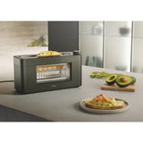 Ⓜ️🔵🔵🔵 Haier HTO7W2 011 - Tostapane FINESTRATO con fette EXTRA-LARGHE E LUNGHE, I-Master Serie 7 LAVA, 1 scomparti extra-profondi, 7 livelli di tostatura, 1300 (W)