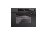 Ⓜ️🔵🔵🔵 ILVE 645NHSW1 - Forno trivalente combinato, Incasso, 60 cm, Capacità 36 L, Acciaio inox o Acciaio verniciato, Temp. 250°C, Program. elettronico touch TFT, 10 funzioni (4 combinate), Linea Nostalgie, Nuova classe A+