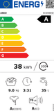 Ⓜ️🔵🔵🔵 ASKO W 3096 RW - Lavatrice 9 kg, bianca, 1600 giri, VASCA E CESTELLO IN ACCIAIO INOX, ZERO VIBRAZIONI anche in centrifuga al massimo, CHIUSURA ERMETICA IN ACCIAIO SENZA GUARNIZIONE IN GOMMA quindi NIENTE MUFFA E DEPOSITI NELL'OBLÒ, Nuova classe A
