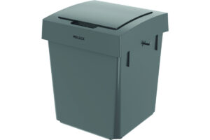 Ⓜ️🔵🔵🔵 MULLEX S35 - Contenitore per rifiuti a posa libera S-LINE, 35 Litri, 34,4x34,4x43,2 cm