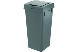 Ⓜ️🔵🔵🔵 MULLEX S60 - Contenitore per rifiuti a posa libera S-LINE, 60 Litri, 34,4x34,4x74,5 cm